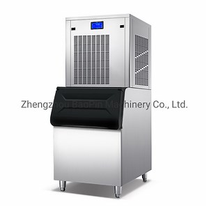 [Hot Item] 300kg Commercial Dry Slurry Crescent Bullet Ice Making Machine