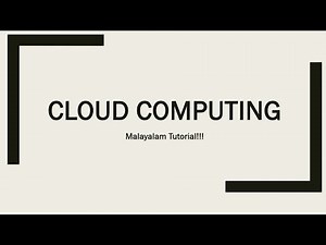 Cloud computing | Computer science | IT | Malayalam Tutorial