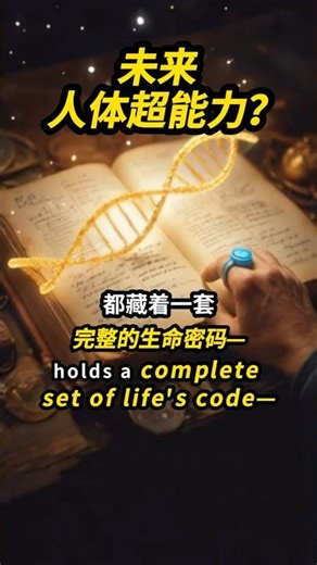 未来人体超能力？ #科普 #science #基因 #dna #涨知识 #潜能