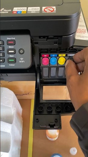 INK REFILL BROTHER PRINTER #tool #toner #ink #refill #techmeta #shorts #howto #printer