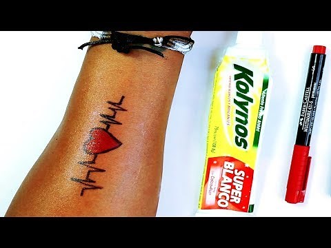 Cómo hacer tatuajes en casa con pluma diy tatuaje con pluma