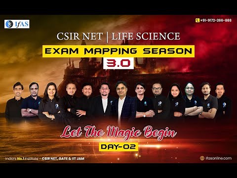 Ace the CSIR NET Life Science June 2023 with Exam Mapping Series | Lecture-2