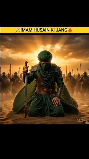 Imam Hussain's last battle #imamHusain #karbala