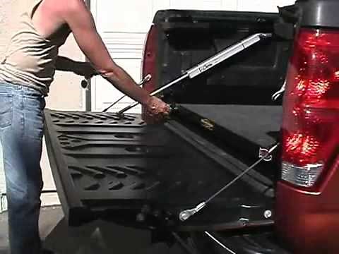 #20 JSCE Power Tailgate assist for pickup truck liftgate on Avalanche Escalade EXT BedSlide