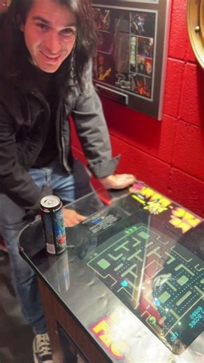 Ms. PAC-MAN during sound checks...