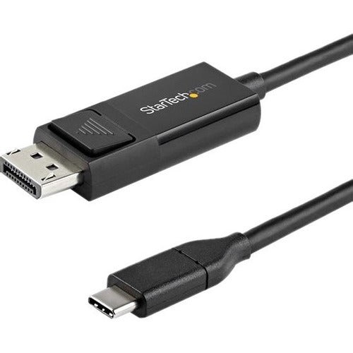StarTech 6ft (2m) USB C to DisplayPort 1.2 Cable 4K 60Hz - Reversible DP to USB-C / USB-C to DP Video Adapter Monitor Cable HBR2/HDR