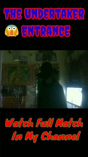 The Undertaker Entrance Video || Watch full match undertaker vs goldberg in my channel #shorts