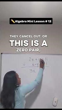 Solving Systems by Elimination