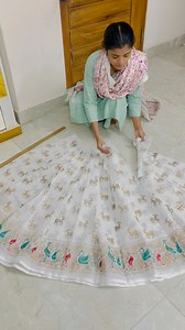 27M views · 294K reactions | শাড়ি কেটে লেহেঙ্গা বানালাম Skincare product- Beauty plus | Makeover by Mir Swapna Hossain | Facebook