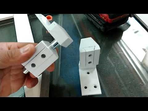 🕵️HOW TO INSTALL A PIVOT HINGE FOR AN ALUMINUM DOOR👷