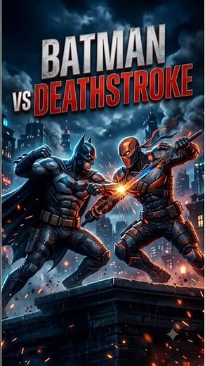 Batman vs Deathstroke Fight Scene — No Mercy
