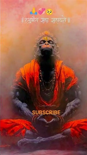 JAY HANUMAN JI 🙏💞🥺 #aartibhagwanki