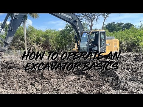 Learn How to operate an excavator! John Deere Excavator