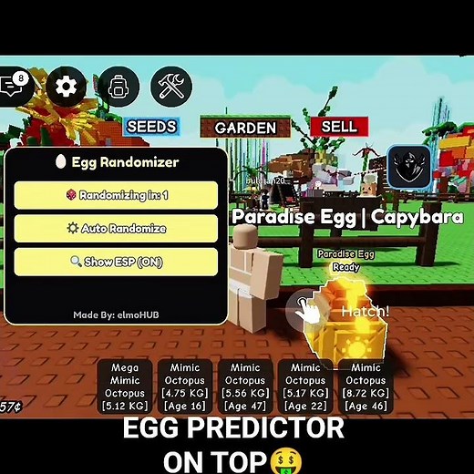 [New Update] Egg Predictor Esp Script THIS IS SO OP #roblox #gag #growagarden #robloxfyp #jandel