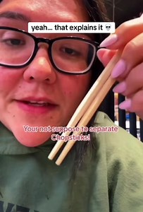 Don’t be like her. Get yourself some Lightsaber Chopsticks with the link #meme #unexpected #waitforit #plottwist #comments