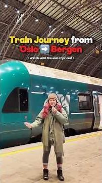 OSLO to BERGEN by TRAIN! Travel Norway with Vy Train (Best Price, Train Tour, How to book) #norway