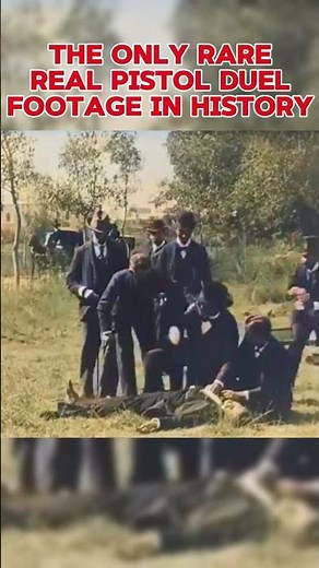 1896: France THE ONLY Real Pistol Duel Footage in History (FULL HD Restored+Audio)