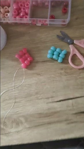 day one of making Kandi mask