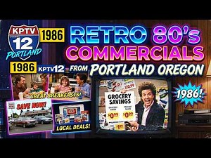 Rare Surviving KPTV Portland Commercial Block 1986