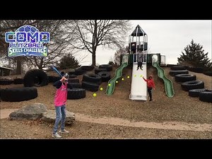 Blitzball Skills Challenge at Huge Outdoor Park! (Insane Forfeit)