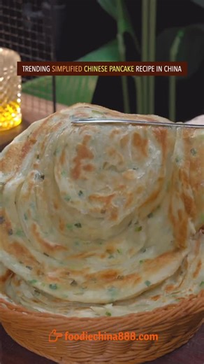 Wayne Shen on Instagram: "Trending simplified Chinese pancake recipe in China. Do u want to try? #recipe #cooking #chinesefood #pancake #comfortfood"