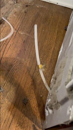 Refrigerator water line repair