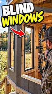 DIY Bowhunting Blind Windows | Built for shooting