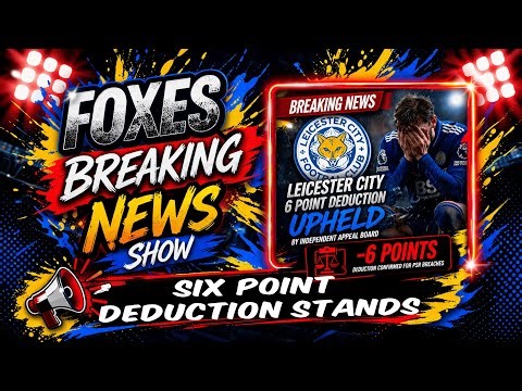 Leicester lose appeal against points deduction