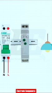 How To Wire A Timer Switch to A MCB for Lighting Control #reelstrending #reelsviralシ #reelsvideoシ #reelsfbシ #electronic #electrohouse #Electric #reelsvideos #electrician #electronicmusic #reelsviral #electronics #reelsfb #electricianlife #electrical | 𝐄𝐥𝐞𝐜𝐭𝐫𝐨𝐧𝐢𝐜 𝐂𝐨𝐦𝐩𝐨𝐧𝐞𝐧𝐭𝐬
