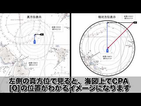 一級海技士資格のレーダープロッティング解説動画作るつもりだったけど基本説明部分で終わってしまった動画