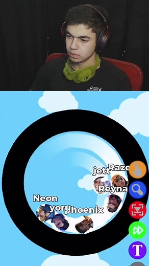 Imagine valorant game mode where this is the agent select #valorantstreamer