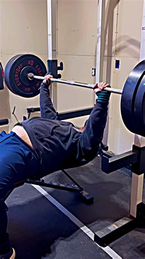 🏋️ Bench Press – 5/3/1 (5s PRO) Week 3 – 75/85/95% ⸻ General Warm-Up • Jumping Jacks – 1×20 • Arm Circles Shoulder Rolls – 2×20 (each way) • Bodyweight Squats – 1×20 • Banded Shoulder External Rotations (Grey Band) – 1×15/side • Face Pulls (Grey Band) – 1×20 • 10 & 2 Macebell Swings - 10 lb – 1×20 • 360 Macebell Swings - 10 lb – 1×20 ⸻ Jumping / Throwing • Pogo Jumps – 1×20 • Medicine Ball Slams – 1×10 ⸻ Main Lift – Bench Press Warm-Up Sets 100×5 125×5 155×3 Work Sets (5s PRO) 185×5 210×5 235×5
