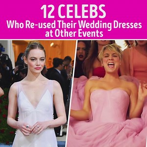164K views · 445 reactions | 12 Celebs Who Re-used Their Wedding Dresses at Other Events | CelebRatings | Facebook