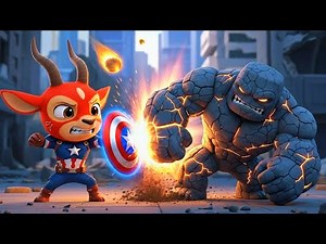 Animals Superheroes vs Alien Monsters | Don't worry! Superhero to the Rescue! Fun Animation for Kids