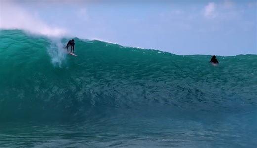Pipeline From the Air: Stunning Drone Footage of the World's Most Famous Wave