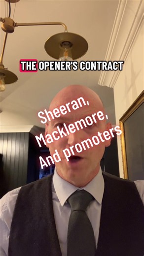 Openers contracts with promoters explained