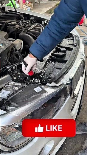 CAR ENGİNE CLEANİNG SATİSFYİNG ASMR#short #asmr #detailing #satisfying #enginecleaning