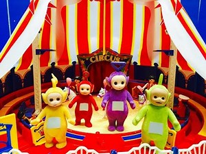 Rare PLAYMOBIL Circus Tent Set TELETUBBIES Toys Go To The Circus!