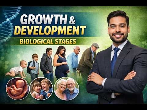 Stages of Human Growth & Development (Biological Basis) | Complete Lecture