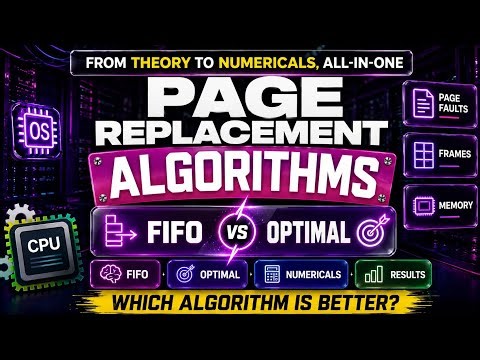 Page Replacement Algorithms | FIFO vs Optimal 