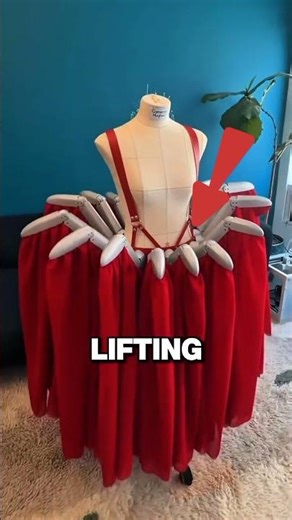 ROBOT DRESS 😱 This Dress Has 16 Robotic Arms 🤯 | Future Fashion#fashion # shorts #edit