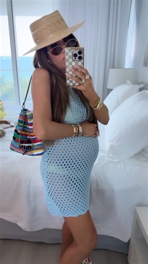 Spring break fashion finds! This coverup and swimsuit are both super affordable and they come in a much of different colors! I found lookalike Loewe sandals on Amazon! Comment "SHOP" and I will send you the direct links! LinkDM *235* | The Sweetest Thing