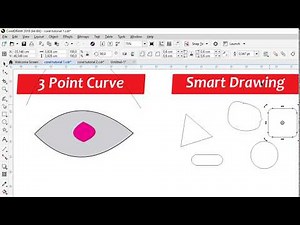 Freehand, Two Point Line, Brizer, Pen, B-Spline, Polyline 3 point, Smart Drawing Tool in Coreldraw.