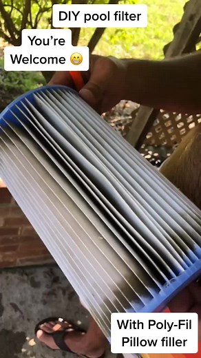 Affordable DIY Pool Filter Solution with Poly-Fil Pillow Filler