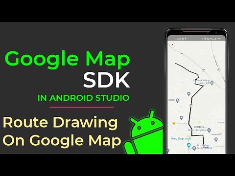 Draw Route Between Two Locations On Google Map In Android Studio | Direction Api | #codebyashish