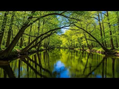 Peaceful Flowing River – Soothing Stream Sounds for Deep Sleep and Relaxation