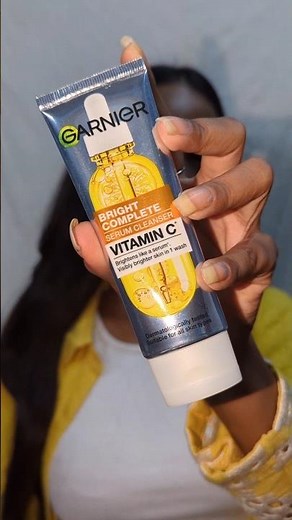 Garnier serum facewash Review| get visibly brighter skin in 1 wash!