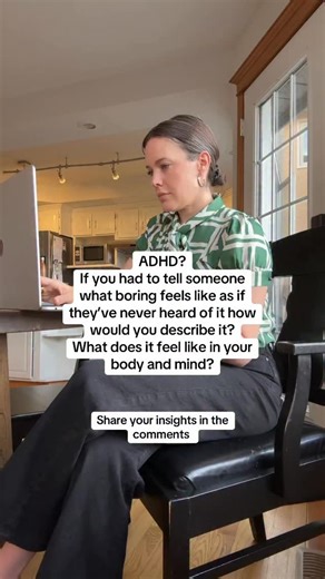 Jenna Free | ADHD Therapist | What does it feel like for you - specific sensations and thoughts? We use the word boring pretty liberally and I’d love to see if we are... | Instagram