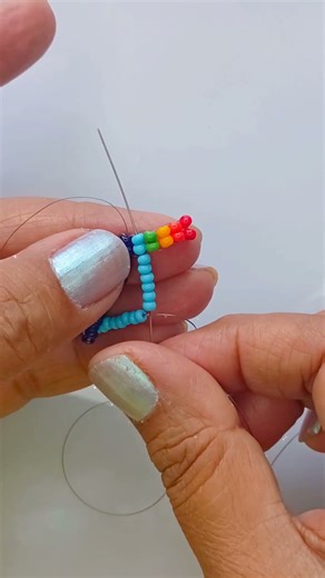 Easiest Rainbow Fringe Earrings ✨🤩💝
