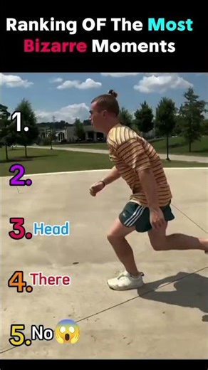 Ranking OF The Most Bizarre Moments #funny #shorts #funnyvideo